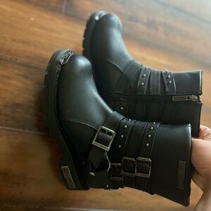 Harley-Davidson Black Ankle Boots